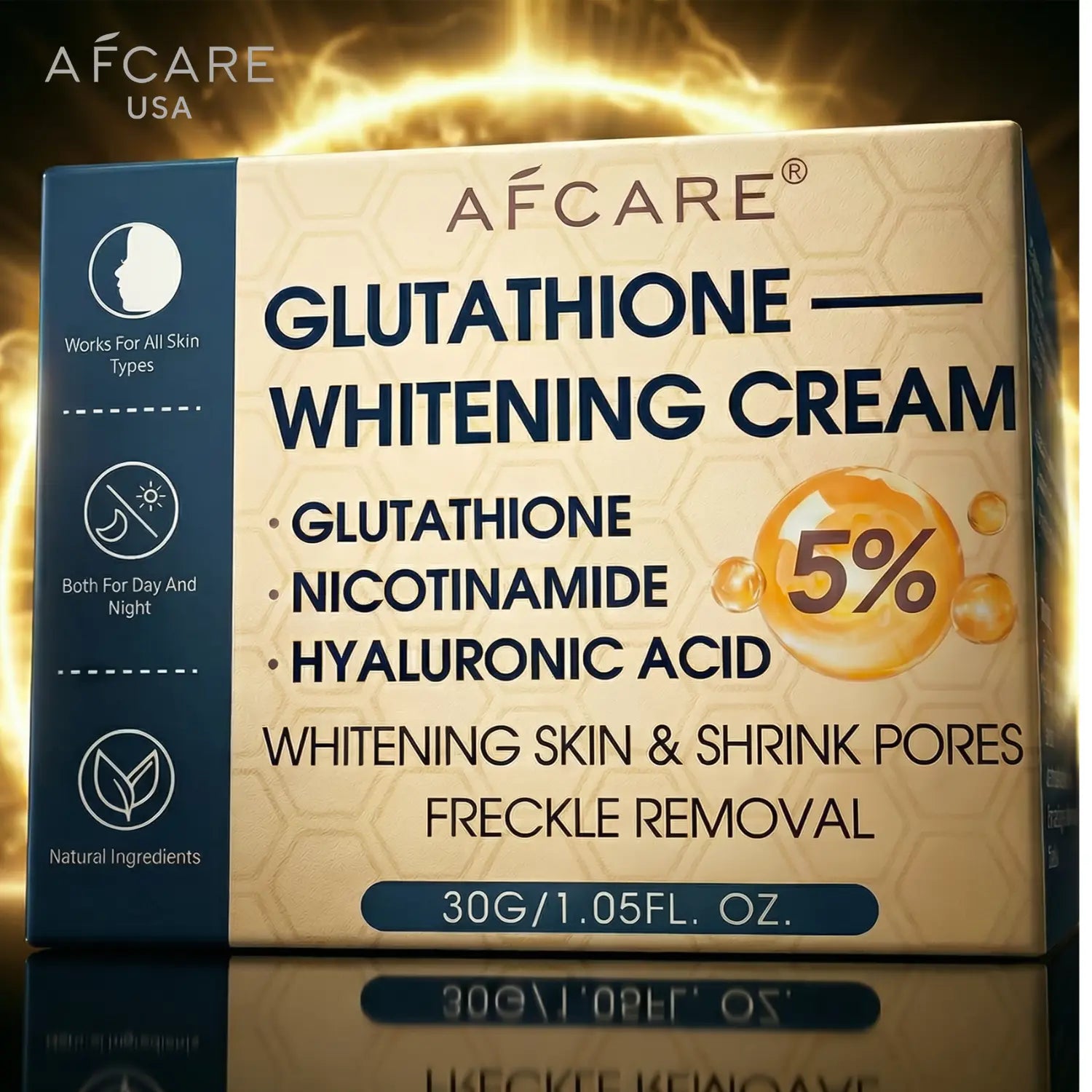 AFCARE® Glutathione Cream for Dark Spots & Uneven Skin Tone – AFCARE-USA