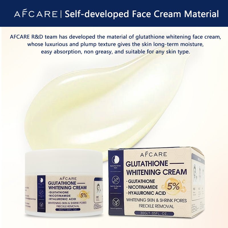 AFCARE Glutathione Cream for Dark Spots & Uneven Skin Tone AFCARE-USA AFCARE Glutathione Cream for Dark Spots & Uneven Skin Tone AFCARE-USA